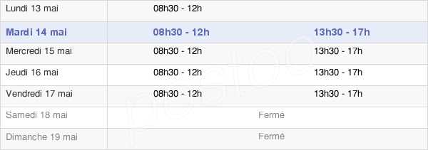 horaires d'ouverture de la Mairie De Corrèze