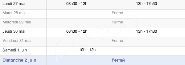 horaires d'ouverture de la Mairie De Chevigney-Sur-L'Ognon