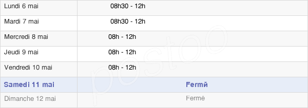 horaires d'ouverture de la Mairie De Genneteil