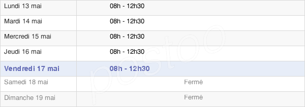 horaires d'ouverture de la Mairie De Velone-Orneto