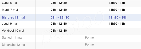 horaires d'ouverture de la Mairie De Carcassonne