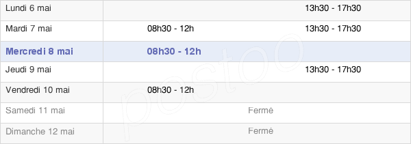 horaires d'ouverture de la Mairie De Payra-Sur-L'Hers
