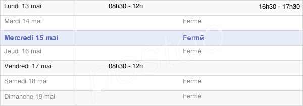 horaires d'ouverture de la Mairie De Frôlois