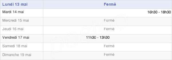 horaires d'ouverture de la Mairie De Pernand-Vergelesses