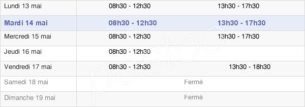 horaires d'ouverture de la Mairie De Roz-Sur-Couesnon