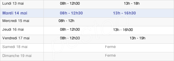 horaires d'ouverture de la Mairie De Pommerit-Jaudy