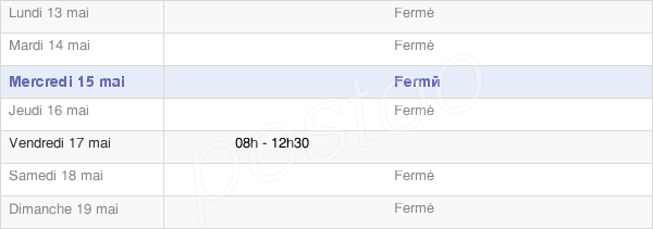 horaires d'ouverture de la Mairie De Fontaine-Fourches