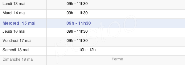 horaires d'ouverture de la Mairie De Flaxlanden