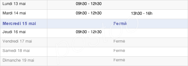 horaires d'ouverture de la Mairie De L'Hospitalet-Près-L'Andorre