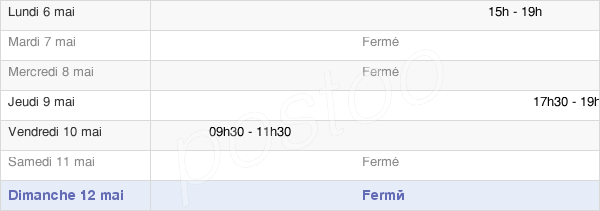horaires d'ouverture de la Mairie De Senneville Sur Fécamp