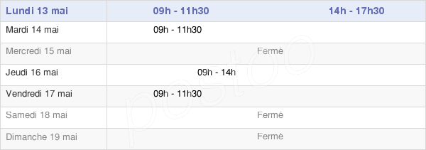 horaires d'ouverture de la Mairie De Heuilley-Cotton