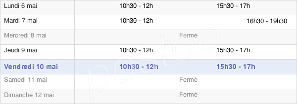horaires d'ouverture de la Mairie D'Énencourt-Le-Sec
