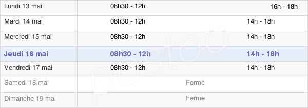 horaires d'ouverture de la Mairie De Bailleul-Sur-Thérain