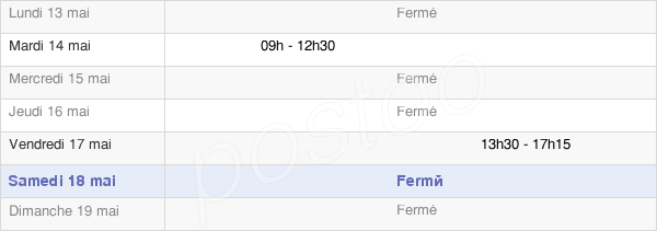 horaires d'ouverture de la Mairie Du Fresne-Porêt