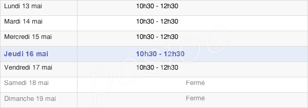 horaires d'ouverture de la Mairie De Vaulx-Vraucourt