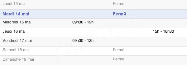 horaires d'ouverture de la Mairie De Fresney-Le-Puceux