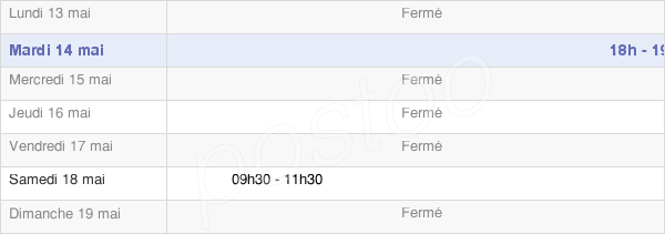 horaires d'ouverture de la Mairie De Fontenai Sur Orne
