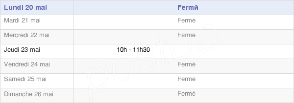 horaires d'ouverture de la Mairie De La Fresnaie-Fayel