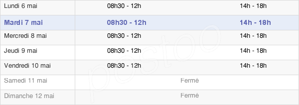 horaires d'ouverture de la Mairie De Cosne-D'Allier