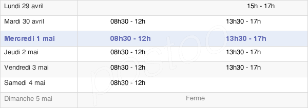 horaires d'ouverture de la Mairie De Croissy Sur Seine