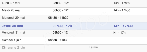 horaires d'ouverture de la Mairie Des Loges-En-Josas