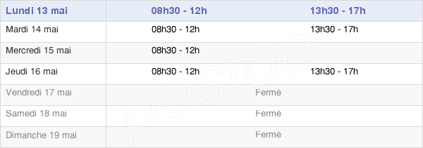 horaires d'ouverture de la Mairie De Cirey-Sur-Vezouze