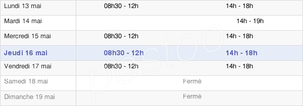 horaires d'ouverture de la Mairie D'Ornex