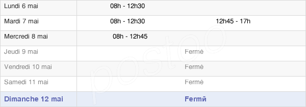 horaires d'ouverture de la Mairie De Gennetines