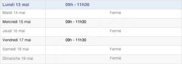 horaires d'ouverture de la Mairie De Thoiry