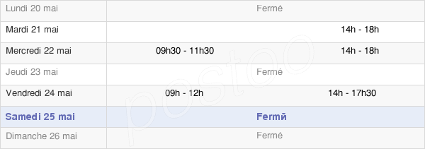 horaires d'ouverture de la Mairie De Lerm-Et-Musset