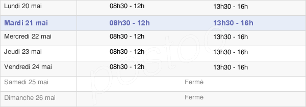 horaires d'ouverture de la Mairie De Méry-Sur-Seine