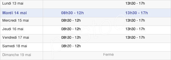 horaires d'ouverture de la Mairie De Port-Sainte-Foy-Et-Ponchapt