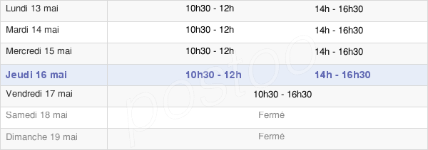 horaires d'ouverture de la Mairie Des Portes-En-Ré