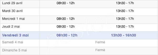 horaires d'ouverture de la Mairie De Dompierre-Sur-Mer