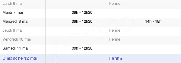 horaires d'ouverture de la Mairie De Fléac-Sur-Seugne