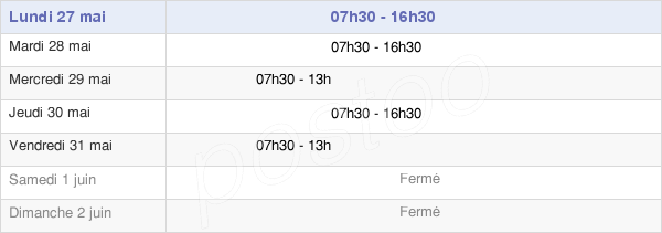 horaires d'ouverture de la Mairie De Petit-Bourg