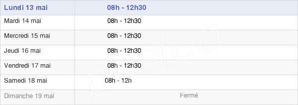 horaires d'ouverture de la Mairie D'Ambonnay