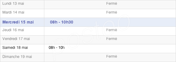 horaires d'ouverture de la Mairie D'Anglards-De-Saint-Flour
