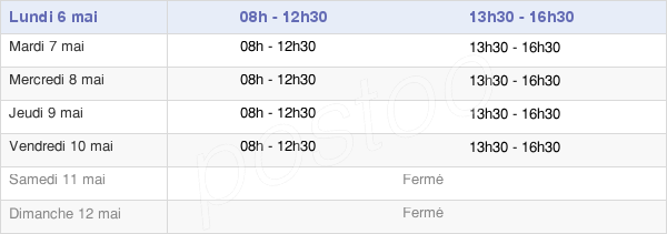 horaires d'ouverture de la Mairie De Cagnes-Sur-Mer
