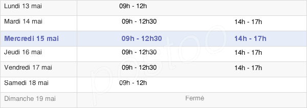 horaires d'ouverture de la Mairie De Fresnay-En-Retz
